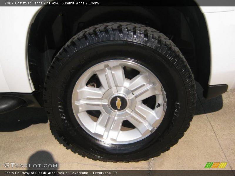 Summit White / Ebony 2007 Chevrolet Tahoe Z71 4x4