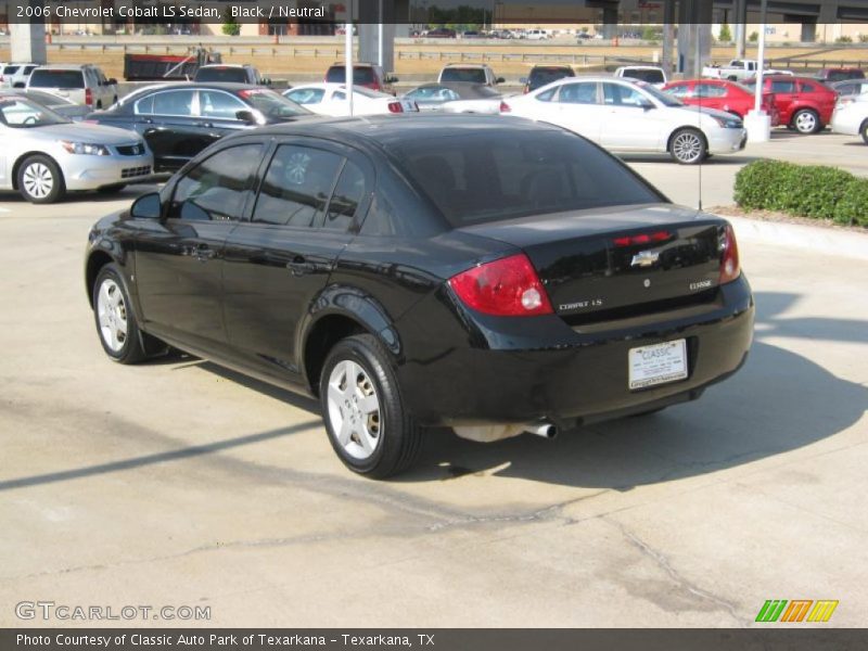 Black / Neutral 2006 Chevrolet Cobalt LS Sedan