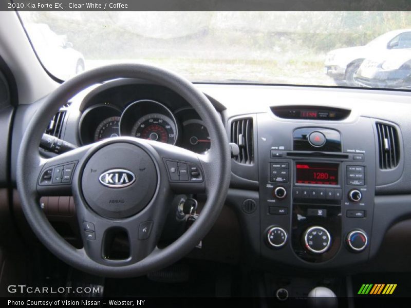 Dashboard of 2010 Forte EX