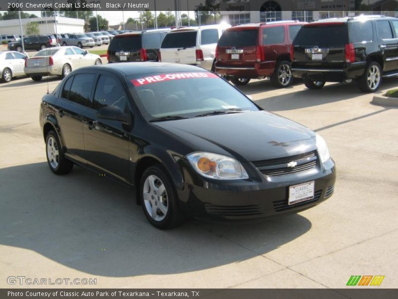 Black / Neutral 2006 Chevrolet Cobalt LS Sedan