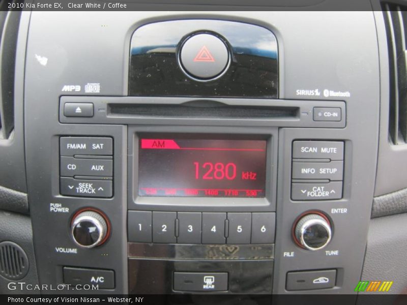Controls of 2010 Forte EX