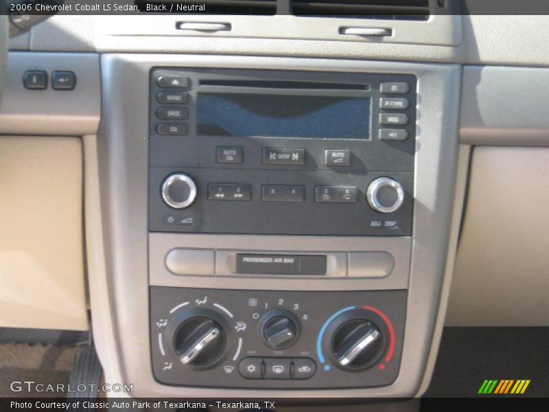 Black / Neutral 2006 Chevrolet Cobalt LS Sedan