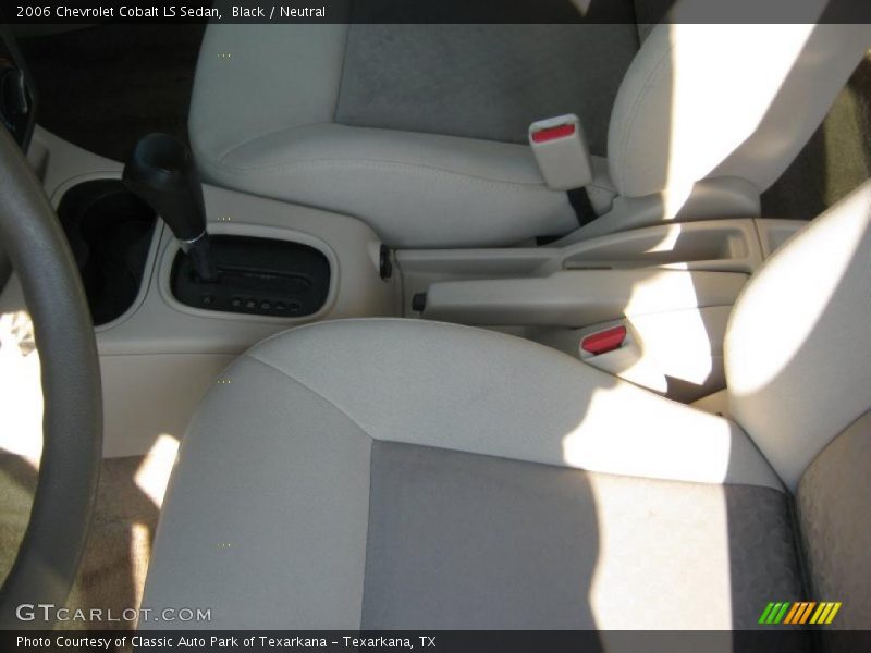 Black / Neutral 2006 Chevrolet Cobalt LS Sedan
