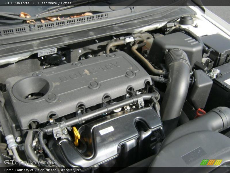  2010 Forte EX Engine - 2.0 Liter DOHC 16-Valve CVVT 4 Cylinder