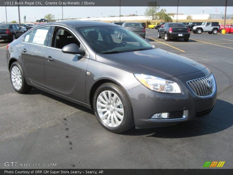 Granite Gray Metallic / Ebony 2011 Buick Regal CXL