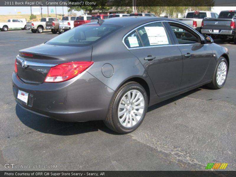 Granite Gray Metallic / Ebony 2011 Buick Regal CXL