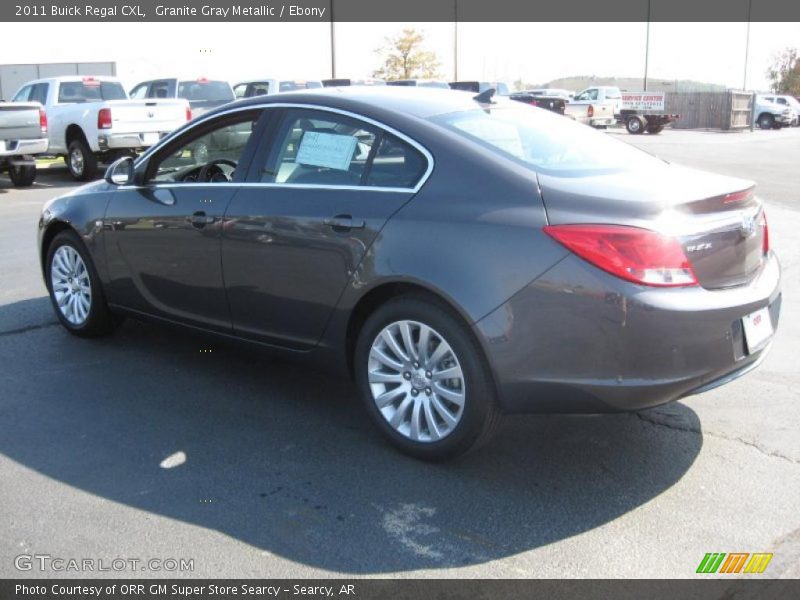 Granite Gray Metallic / Ebony 2011 Buick Regal CXL