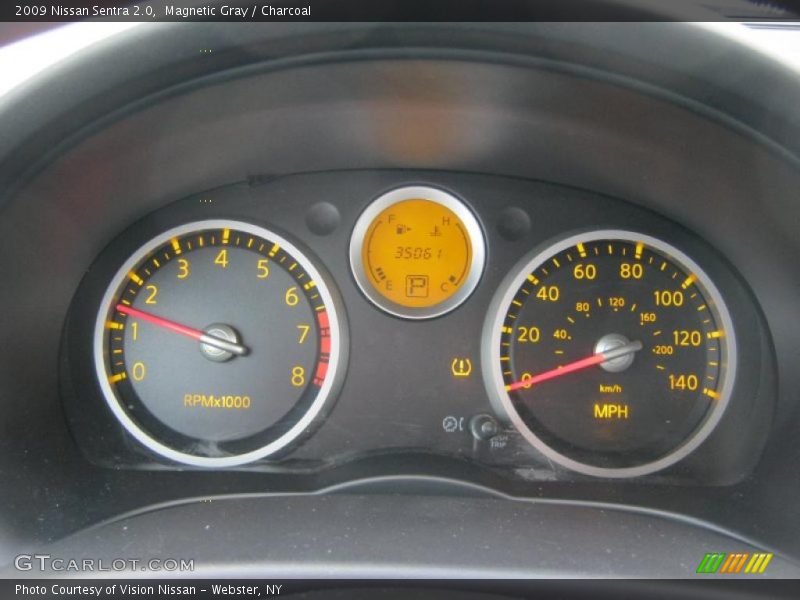 Magnetic Gray / Charcoal 2009 Nissan Sentra 2.0