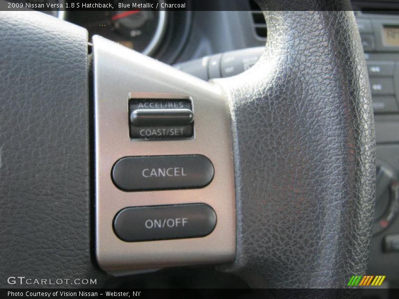 Blue Metallic / Charcoal 2009 Nissan Versa 1.8 S Hatchback