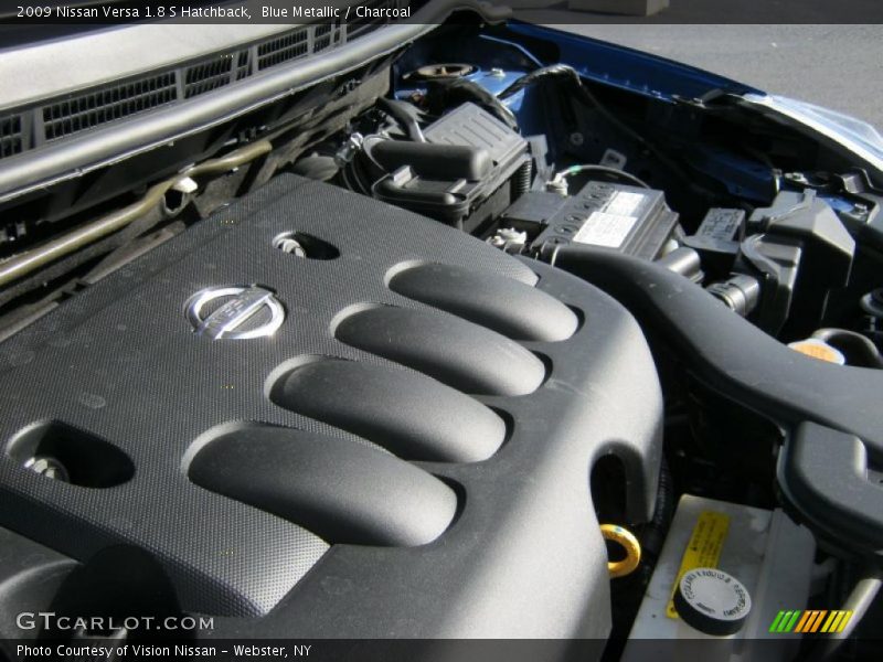 Blue Metallic / Charcoal 2009 Nissan Versa 1.8 S Hatchback