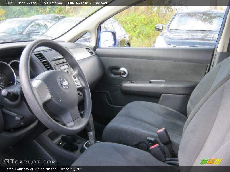 Blue Metallic / Charcoal 2009 Nissan Versa 1.8 S Hatchback