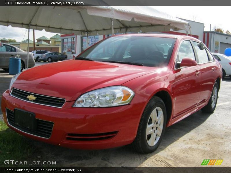 Victory Red / Ebony 2010 Chevrolet Impala LS