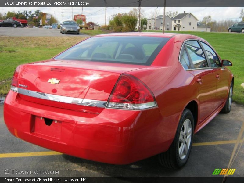 Victory Red / Ebony 2010 Chevrolet Impala LS