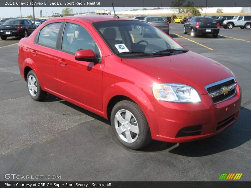 Front 3/4 View of 2011 Aveo LT Sedan
