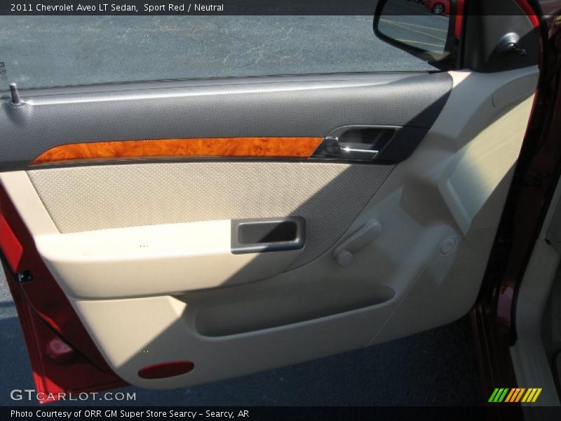 Sport Red / Neutral 2011 Chevrolet Aveo LT Sedan