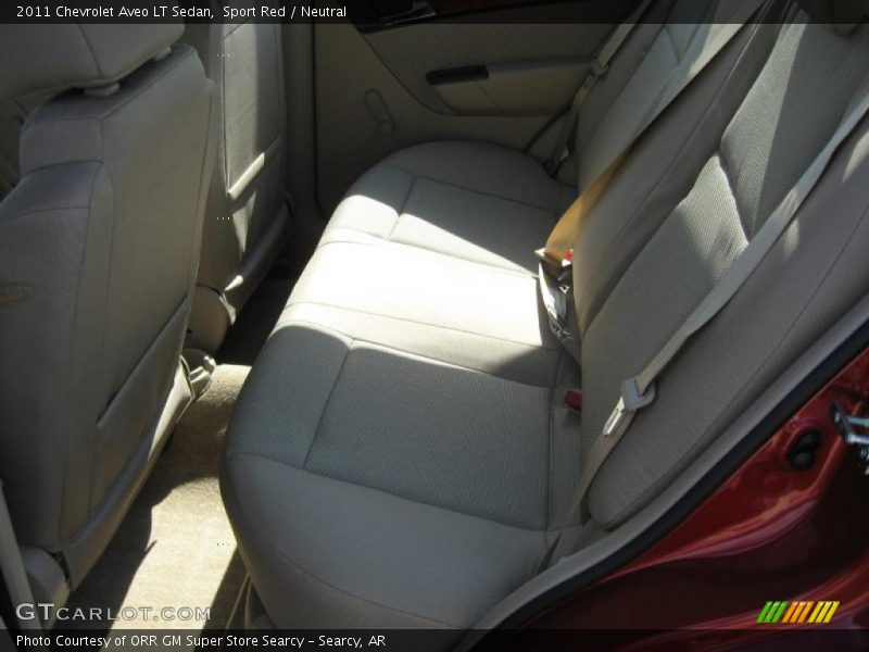 Sport Red / Neutral 2011 Chevrolet Aveo LT Sedan