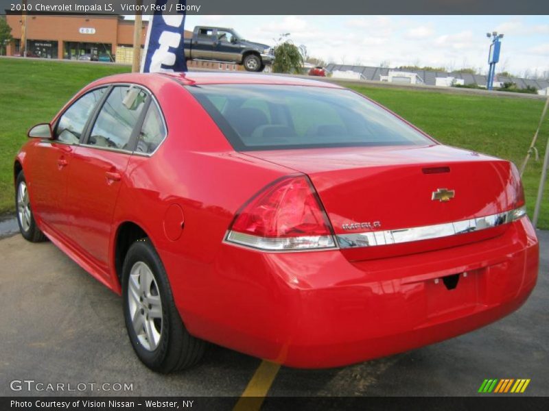 Victory Red / Ebony 2010 Chevrolet Impala LS