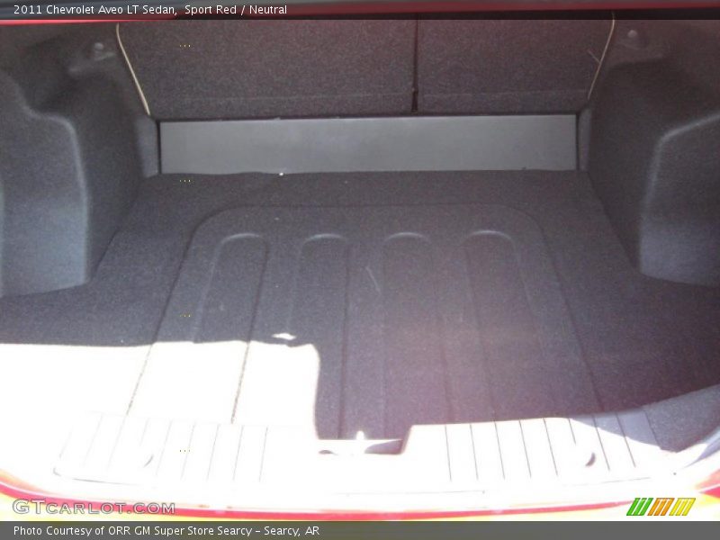  2011 Aveo LT Sedan Trunk