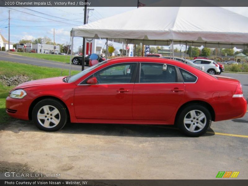 Victory Red / Ebony 2010 Chevrolet Impala LS