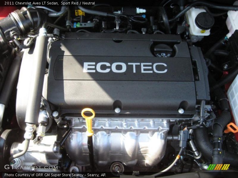  2011 Aveo LT Sedan Engine - 1.6 Liter DOHC 16-Valve VVT ECOTEC 4 Cylinder