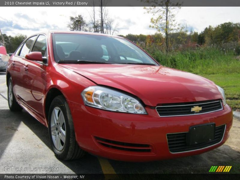 Victory Red / Ebony 2010 Chevrolet Impala LS