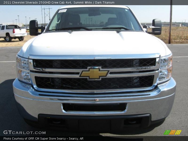 Summit White / Dark Titanium 2011 Chevrolet Silverado 2500HD Crew Cab 4x4
