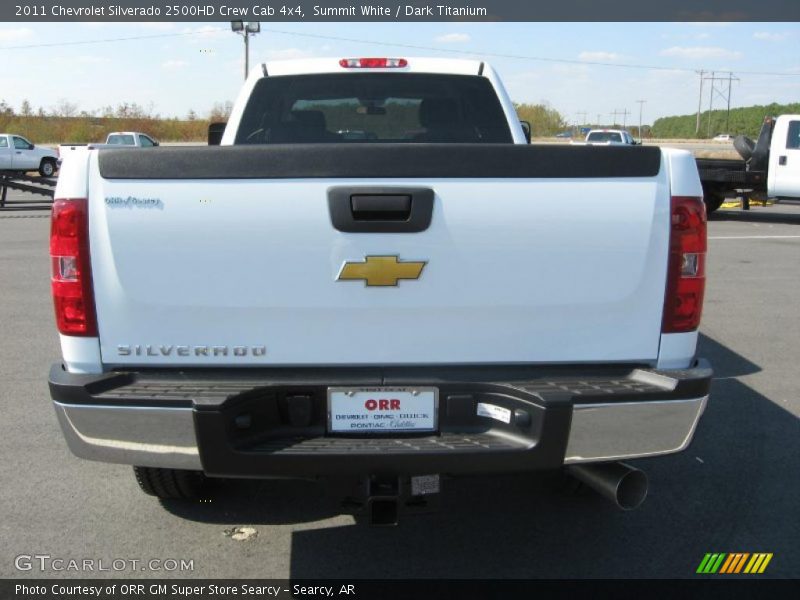 Summit White / Dark Titanium 2011 Chevrolet Silverado 2500HD Crew Cab 4x4