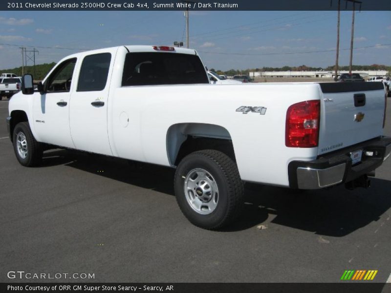 Summit White / Dark Titanium 2011 Chevrolet Silverado 2500HD Crew Cab 4x4