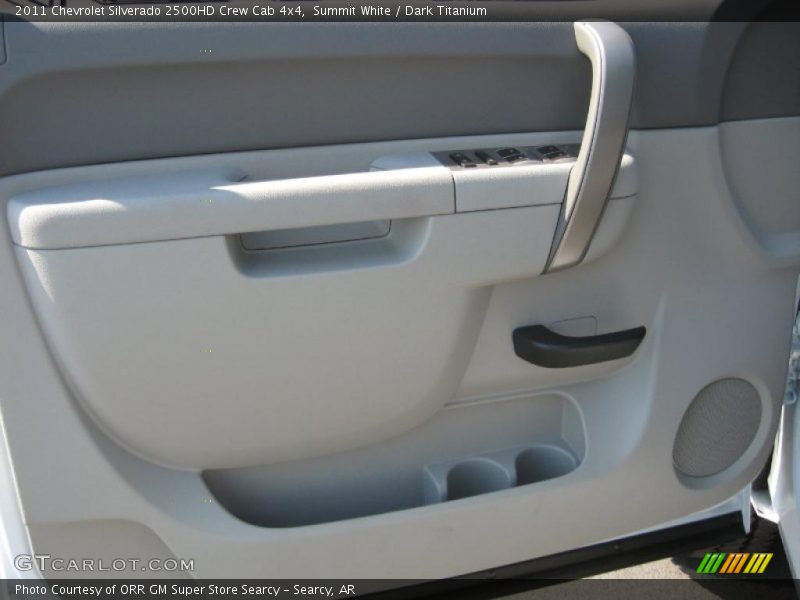 Summit White / Dark Titanium 2011 Chevrolet Silverado 2500HD Crew Cab 4x4