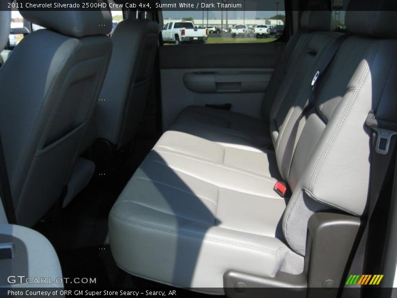 Summit White / Dark Titanium 2011 Chevrolet Silverado 2500HD Crew Cab 4x4
