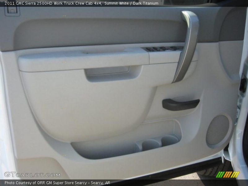Summit White / Dark Titanium 2011 GMC Sierra 2500HD Work Truck Crew Cab 4x4