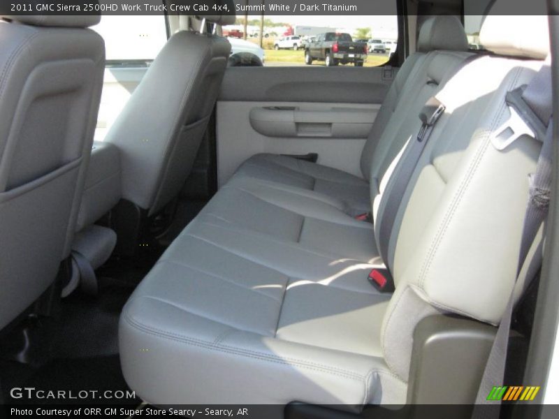Summit White / Dark Titanium 2011 GMC Sierra 2500HD Work Truck Crew Cab 4x4