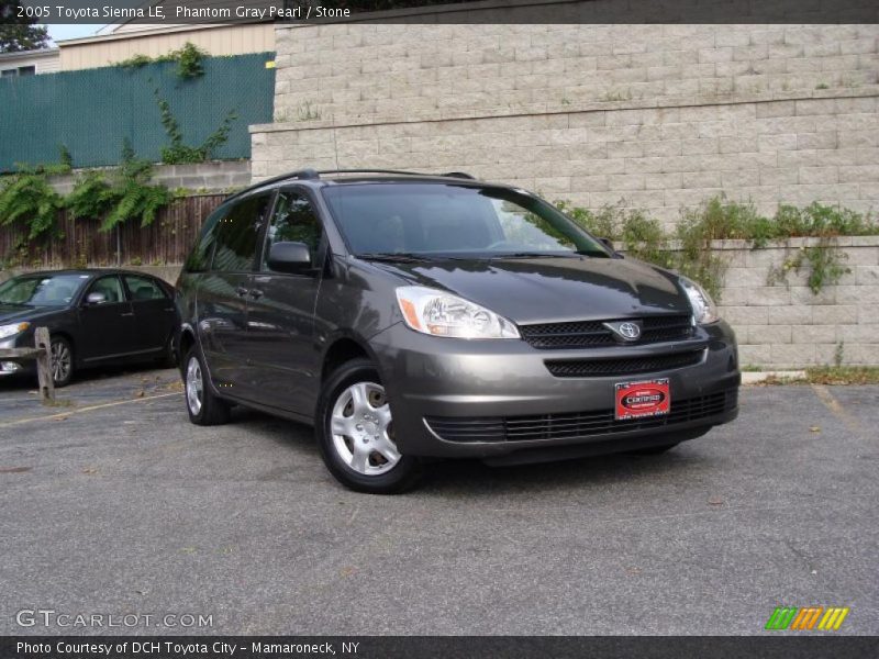Phantom Gray Pearl / Stone 2005 Toyota Sienna LE