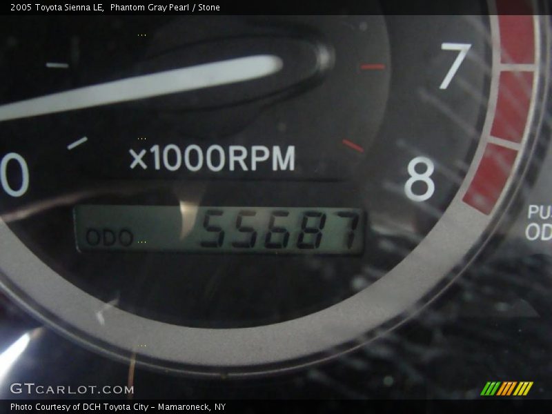 Phantom Gray Pearl / Stone 2005 Toyota Sienna LE