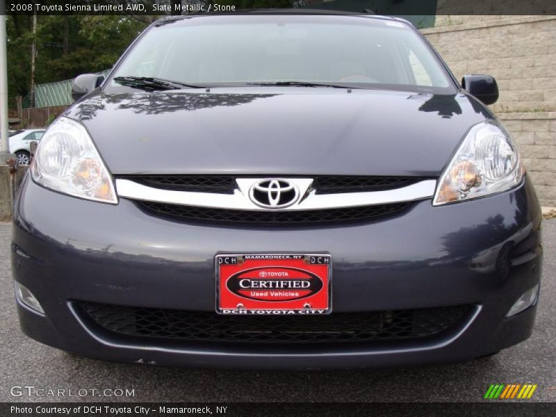 Slate Metallic / Stone 2008 Toyota Sienna Limited AWD
