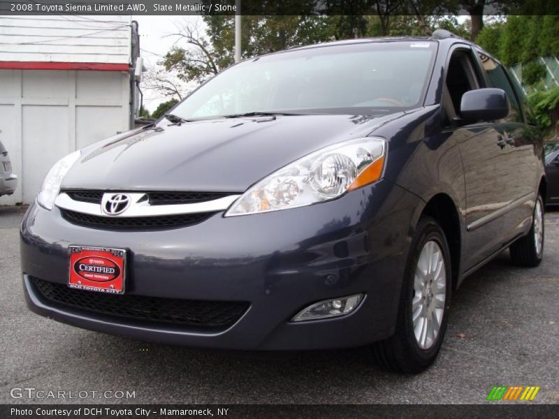 Slate Metallic / Stone 2008 Toyota Sienna Limited AWD