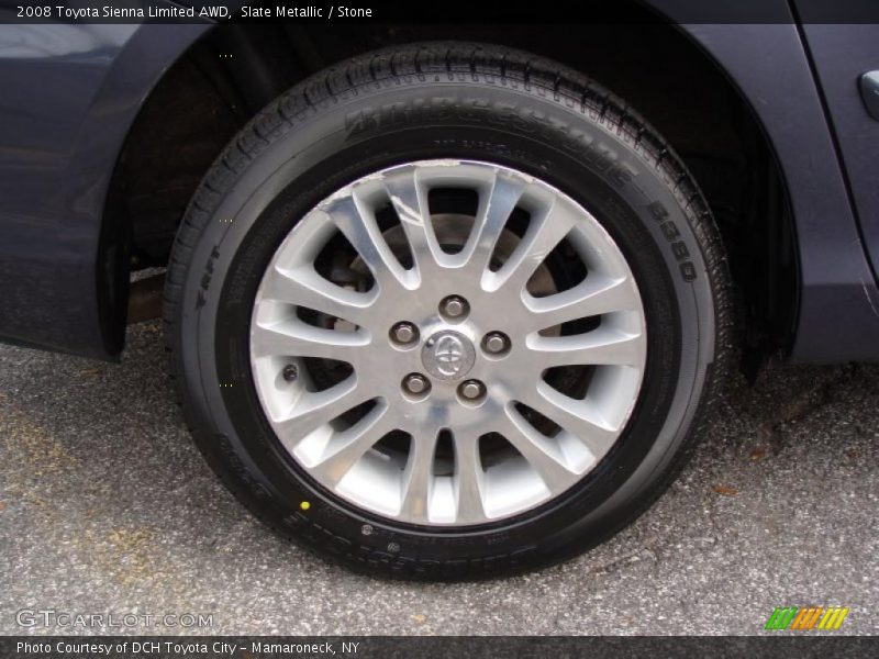 Slate Metallic / Stone 2008 Toyota Sienna Limited AWD