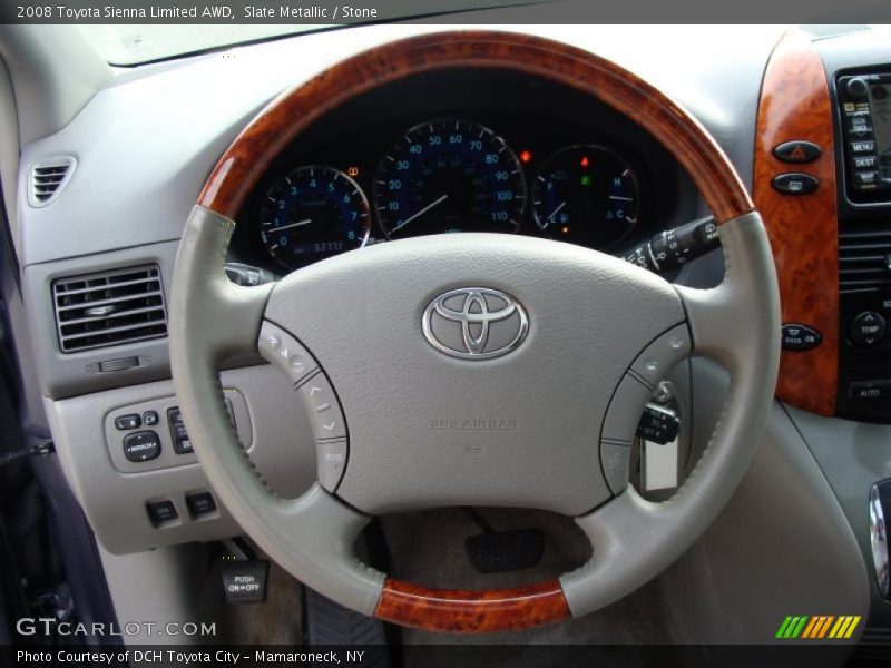 Slate Metallic / Stone 2008 Toyota Sienna Limited AWD