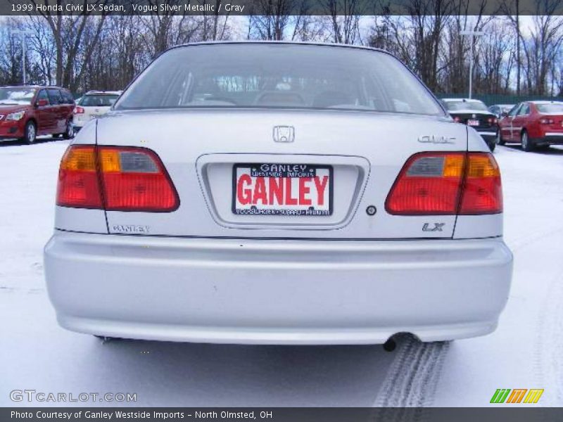 Vogue Silver Metallic / Gray 1999 Honda Civic LX Sedan