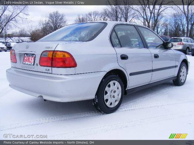 Vogue Silver Metallic / Gray 1999 Honda Civic LX Sedan