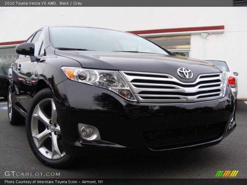 Black / Gray 2010 Toyota Venza V6 AWD