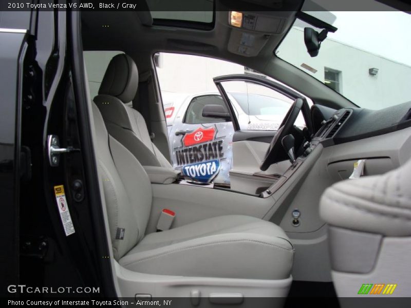 Black / Gray 2010 Toyota Venza V6 AWD