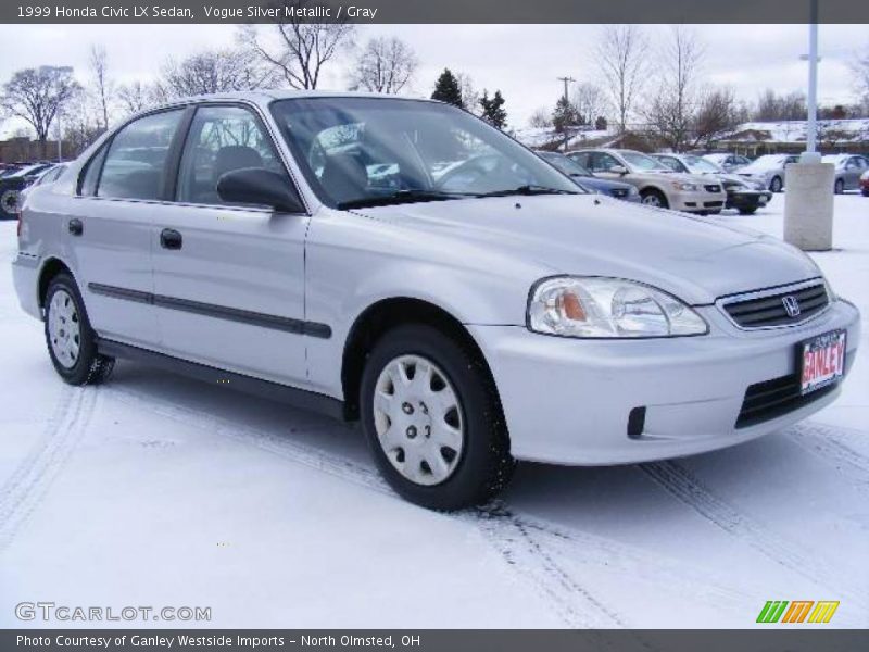 Vogue Silver Metallic / Gray 1999 Honda Civic LX Sedan