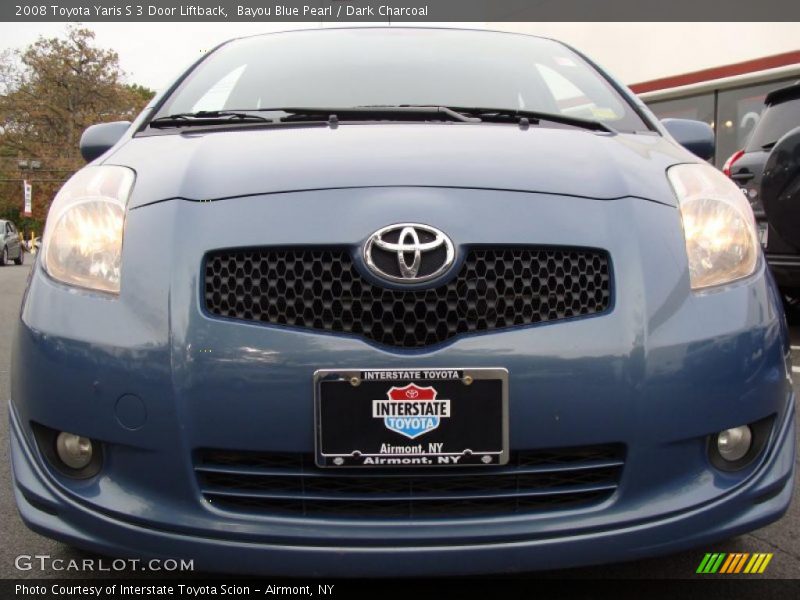 Bayou Blue Pearl / Dark Charcoal 2008 Toyota Yaris S 3 Door Liftback