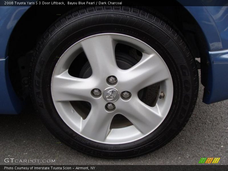 Bayou Blue Pearl / Dark Charcoal 2008 Toyota Yaris S 3 Door Liftback