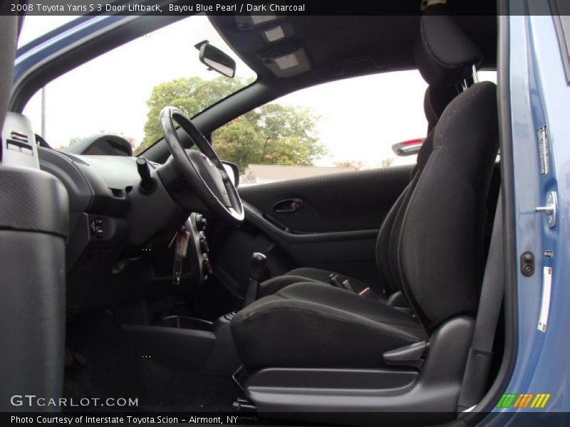 Bayou Blue Pearl / Dark Charcoal 2008 Toyota Yaris S 3 Door Liftback