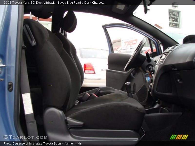 Bayou Blue Pearl / Dark Charcoal 2008 Toyota Yaris S 3 Door Liftback