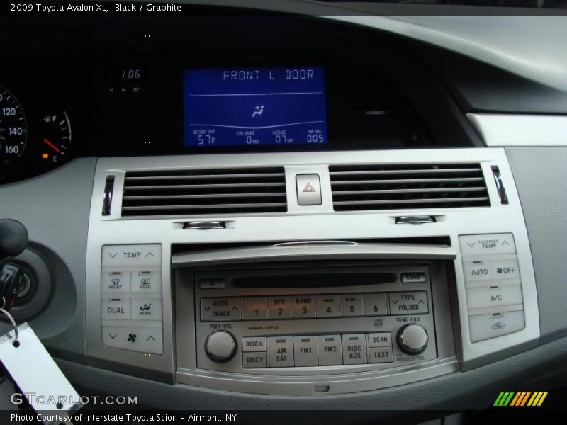 Black / Graphite 2009 Toyota Avalon XL