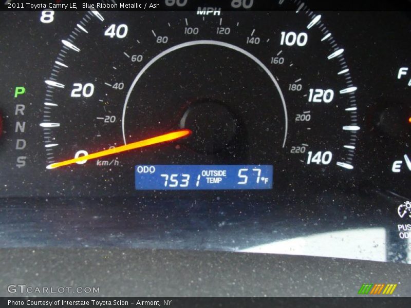 Blue Ribbon Metallic / Ash 2011 Toyota Camry LE