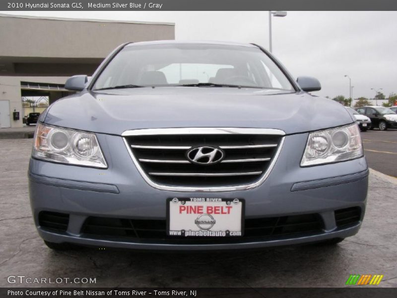 Medium Silver Blue / Gray 2010 Hyundai Sonata GLS